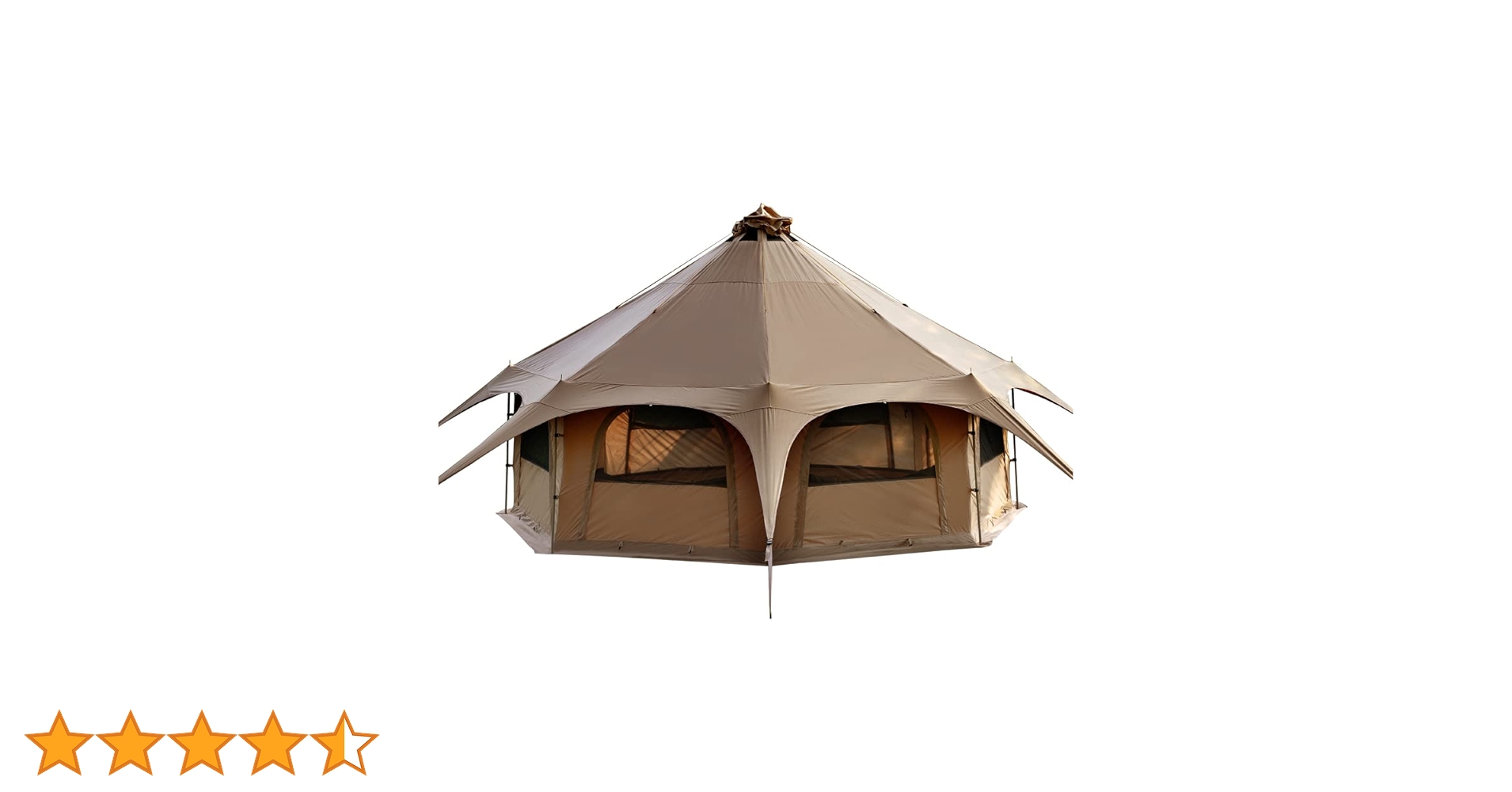 【新品・送料無料】グランデ  テント　コットン 素材　直径5m　8人就寝用 楽天市場】【TOMOUNT公式】 tomount テント ベルテント 5m